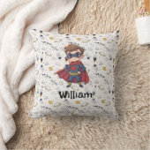 Personalized Superhero Name Pillow - Kids Pillow クッション (ブランケット)
