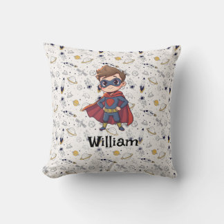 Personalized Superhero Name Pillow - Kids Pillow クッション