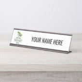 Personalized Support Independent Media Desk デスクネームプレート (正面)