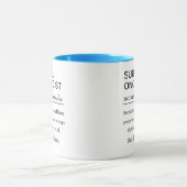 Personalized Surgical Oncologist Definition マグカップ (中央)