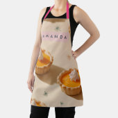 Personalized Sweet Custard Tart Pattern エプロン (インサイチュ)