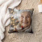 Personalized "Sweeter Memories" Grandma Photo  クッション (ブランケット)