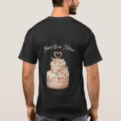 personalized-T-Shirt - Custom Name Baker Gift Tシャツ (裏面)