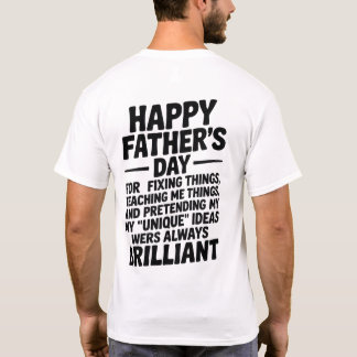 Personalized T-shirt Father's Day Tシャツ