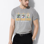 Personalized T-shirt for dad with family photos Tシャツ
