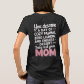 Personalized T-shirt Mother's Day Tシャツ (裏面)