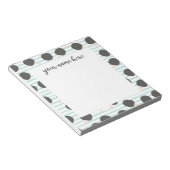 Personalized Table Tennis Notepad ノートパッド (アングル)