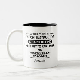 Personalized Tai Chi Instructor Appreciation  ツートーンマグカップ