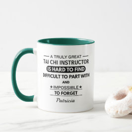 Personalized Tai Chi Instructor Appreciation  マグカップ