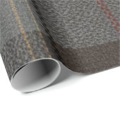 Personalized Tartan Gift Wrap – Custom Monogram ラッピングペーパー (ロールコーナー)