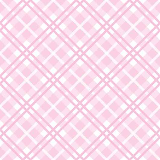 Personalized Tartan Napkins Chic Pink Tableware