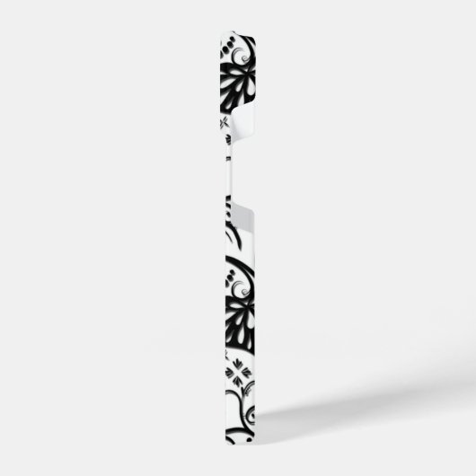 Personalized Tattoo Style Hearts Phone Case iPhoneケース (左側面)