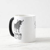 "Personalized Taurus Zodiac sign Name and traits" モーフィングマグカップ (正面左)