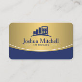 Personalized Tax Preparer Professional Accountant 名刺 (正面)