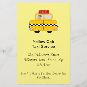 personalized Taxi Company チラシ