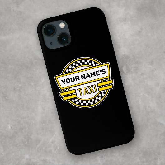 Personalized Taxi Sign Case-Mate iPhoneケース
