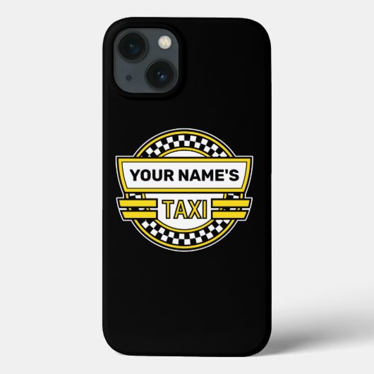 Personalized Taxi Sign Case-Mate iPhoneケース (裏面)