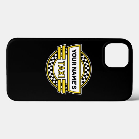 Personalized Taxi Sign Case-Mate iPhoneケース (裏面 (横))