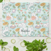 Personalized Tea & Baker Monogram Kitchen Towels キッチンタオル (折り畳み)