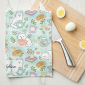 Personalized Tea & Baker Monogram Kitchen Towels キッチンタオル (四つ折り)