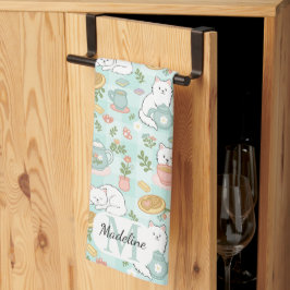 Personalized Tea & Baker Monogram Kitchen Towels キッチンタオル