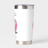 Personalized Teacher Appreciation Apple Thank you 保温保冷タンブラー (左面)