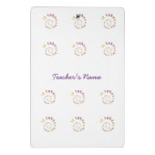 Personalized Teacher Appreciation Clipboard - Spir ミニクリップボード (裏面)