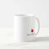 Personalized Teacher Appreciation Gift コーヒーマグカップ (正面右)