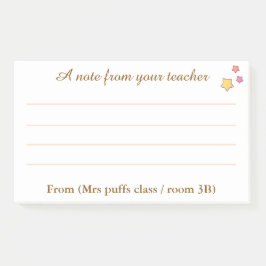 Personalized Teacher appreciation gift ポストイット