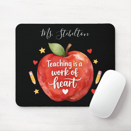 Personalized Teacher Appreciation Mouse Pad マウスパッド (マウス)