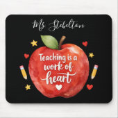 Personalized Teacher Appreciation Mouse Pad マウスパッド (正面)