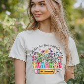 Personalized Teacher Appreciation Tシャツ