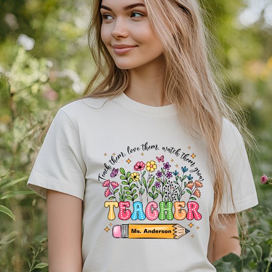 Personalized Teacher Appreciation Tシャツ