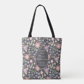 Personalized Teacher Appreciation Tote Bag トートバッグ (裏面)