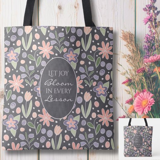 Personalized Teacher Appreciation Tote Bag トートバッグ