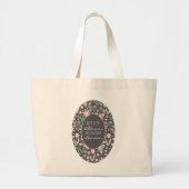 Personalized Teacher Appreciation Tote Bag ラージトートバッグ (正面)
