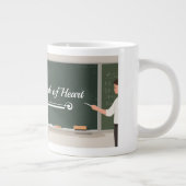 Personalized Teacher Gift | Proud Teacher Design  ジャンボコーヒーマグカップ (右)