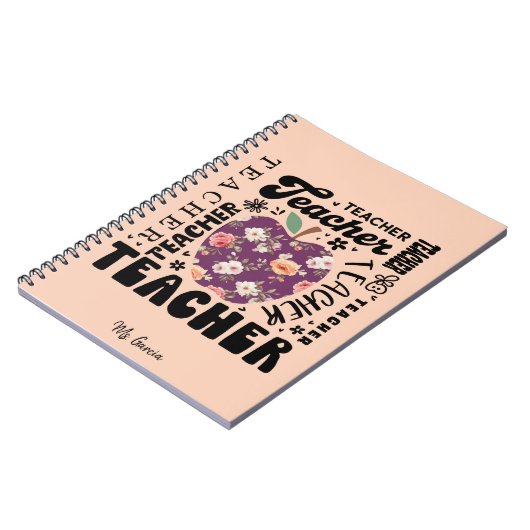 Personalized Teacher Notebook ノートブック (左側)