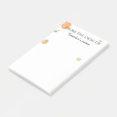 Personalized Teacher Notepad From The Desk Of ポストイット (アングル)