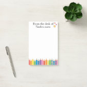 Personalized Teacher Notepad From the Desk of ポストイット (オフィス)