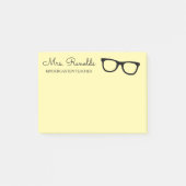 Personalized teacher spectacles Post-it® Notes ポストイット (正面)