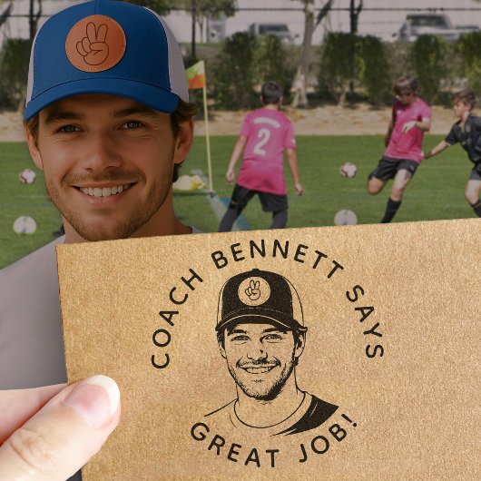 Personalized Teacher Stamp With Custom Photo Stamp ラバースタンプ