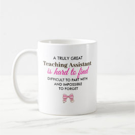 Personalized Teaching Assistant Appreciation Gift コーヒーマグカップ