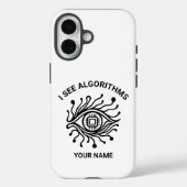 Personalized Tech iPhone Case with Custom Text Case-Mate iPhoneケース (裏面)