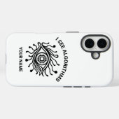 Personalized Tech iPhone Case with Custom Text Case-Mate iPhoneケース (裏面 (横))