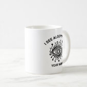 Personalized Tech Mug with Custom Text コーヒーマグカップ (正面右)
