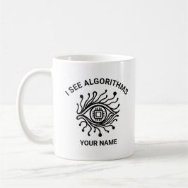 Personalized Tech Mug with Custom Text コーヒーマグカップ