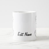 Personalized Teddy Bear Coffee Cup ジャンボコーヒーマグカップ (正面)