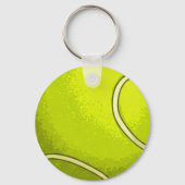 Personalized Tennis Ball Keychain with Initials キーホルダー (裏面)