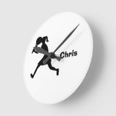 Personalized Tennis Clock ラウンド壁時計 (傾斜)